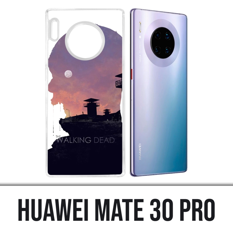 Coque Huawei Mate 30 Pro - Walking Dead Ombre Zombies