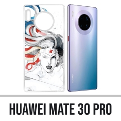 Huawei Mate 30 Pro case - Wonder Woman Art