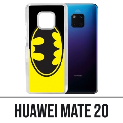 Coque Huawei Mate 20 - Batman Logo Classic Jaune Noir