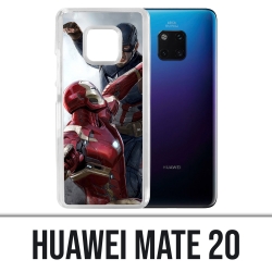 Huawei Mate 20 Case - Captain America Vs Iron Man Avengers
