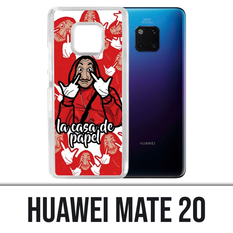 Funda Huawei Mate 20 - dibujos animados casa de papel