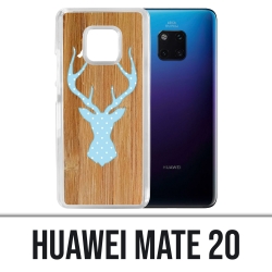 Coque Huawei Mate 20 - Cerf Bois Oiseau