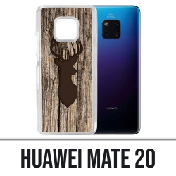Coque Huawei Mate 20 - Cerf Bois