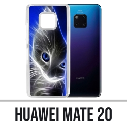 Coque Huawei Mate 20 - Chat Blue Eyes