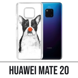 Coque Huawei Mate 20 - Chien Bouledogue Clown