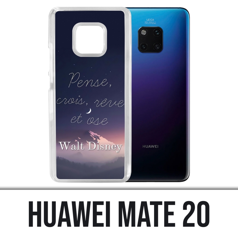 Custodia Huawei Mate 20 - Disney Quote Think Think Reve