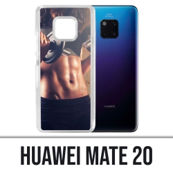 Huawei Mate 20 Case - Mädchen Bodybuilding
