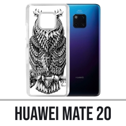 Coque Huawei Mate 20 - Hibou Azteque