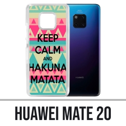 Custodia Huawei Mate 20: Mantieni la calma Hakuna Mattata