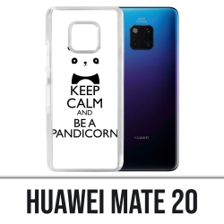 Coque Huawei Mate 20 - Keep Calm Pandicorn Panda Licorne