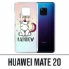 Huawei Mate 20 Case - Einhorn Ich rieche Raimbow