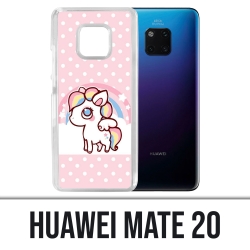 Coque Huawei Mate 20 - Licorne Kawaii