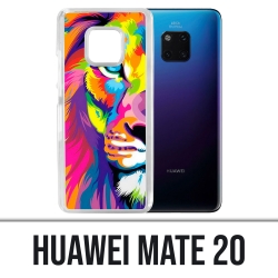 Coque Huawei Mate 20 - Lion Multicolore
