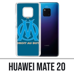 Custodie e protezioni Huawei Mate 20 - Om logo Marsiglia grande sfondo blu