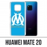 Huawei Mate 20 case - Om Marseille Logo Blue