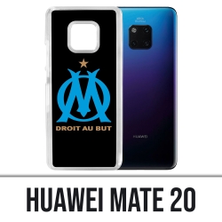 Coque Huawei Mate 20 - Logo Om Marseille Noir
