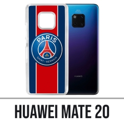 Coque Huawei Mate 20 - Logo Psg New Bande Rouge