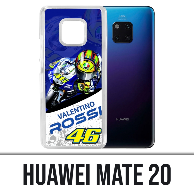 Funda Huawei Mate 20 - Motogp Rossi Cartoon Galaxy