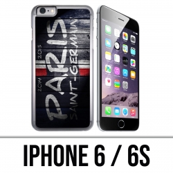 Coque iPhone 6 / 6S - PSG Tag Mur