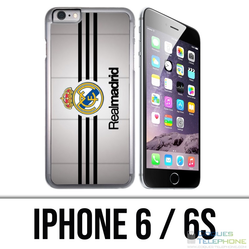 Custodia per iPhone 6 / 6S - cinturini Real Madrid
