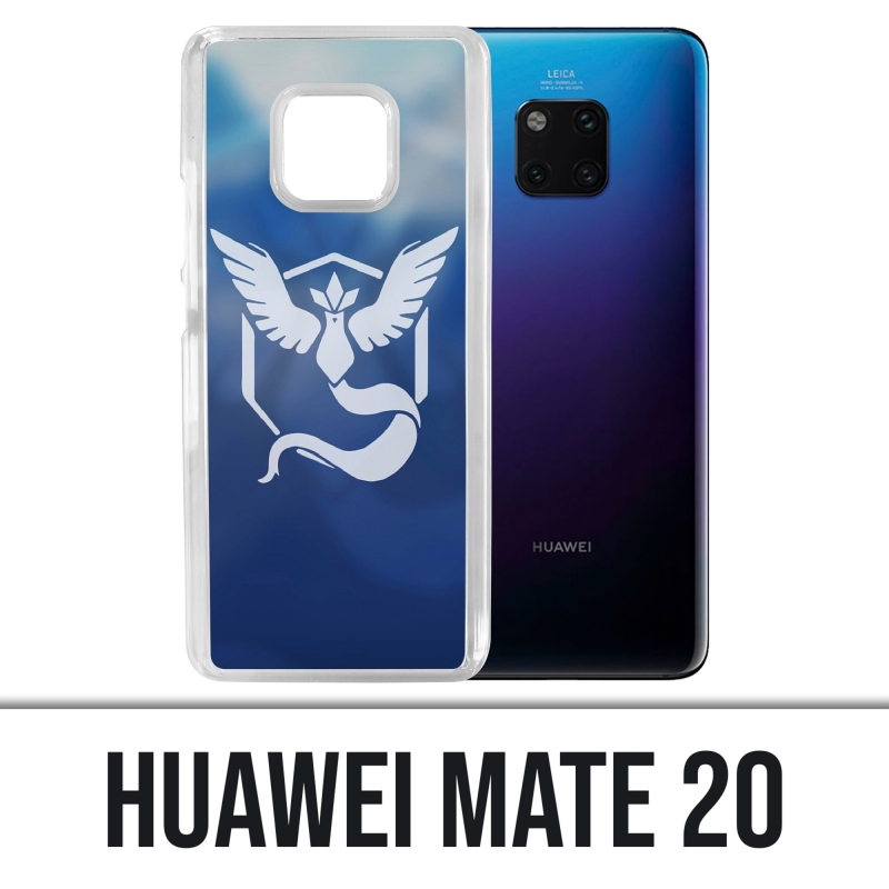 Custodia Huawei Mate 20 - Pokémon Go Team Blue Grunge