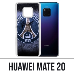 Coque Huawei Mate 20 - Psg Logo Grunge