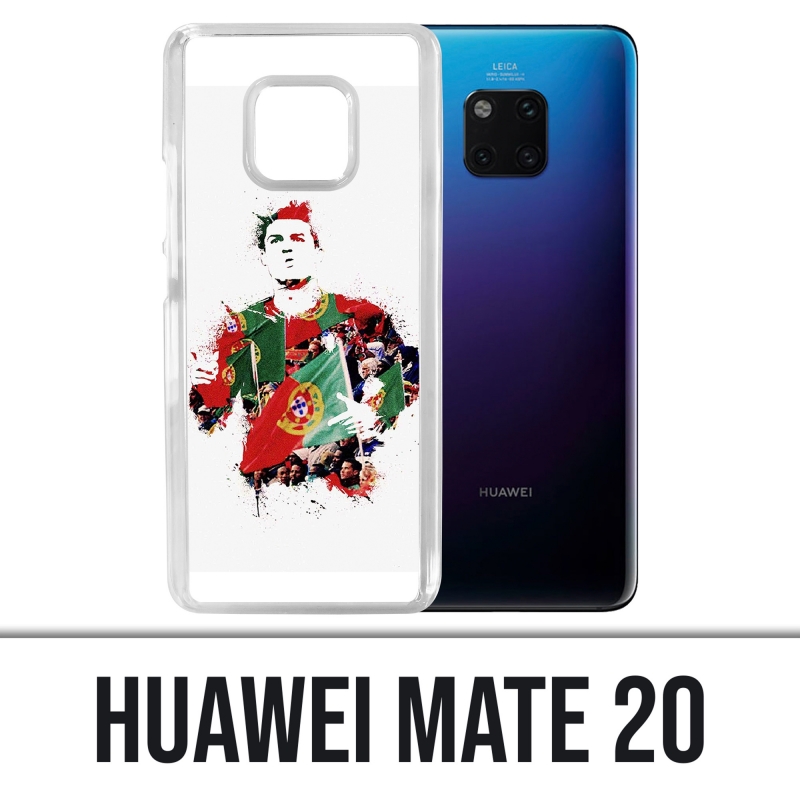 Funda Huawei Mate 20 - Ronaldo Football Splash