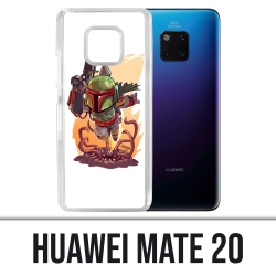 Custodia Huawei Mate 20 - Star Wars Boba Fett Cartoon