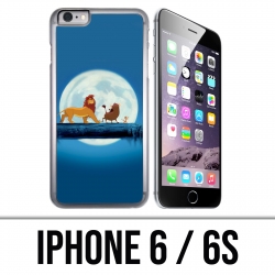 Coque iPhone 6 / 6S - Roi Lion Lune