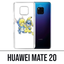 Funda Huawei Mate 20 - Stitch Pikachu Baby