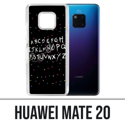 Funda Huawei Mate 20 - Stranger Things Alphabet