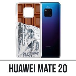 Coque Huawei Mate 20 - Tablette Chocolat Alu