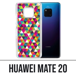 Custodia Huawei Mate 20 - Triangolo multicolore