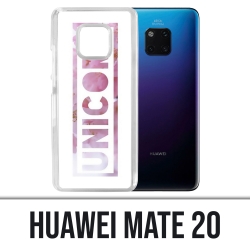 Huawei Mate 20 Case - Einhorn Blumen Einhorn