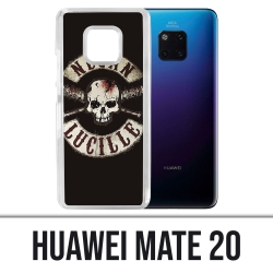 Funda Huawei Mate 20 - Walking Dead Logo Negan Lucille