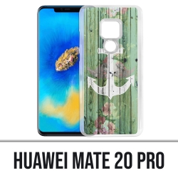 Coque Huawei Mate 20 PRO - Ancre Marine Bois