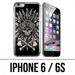 IPhone 6 / 6S Case - Skull Head Feathers