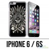 IPhone 6 / 6S Hülle - Skull Head Feathers