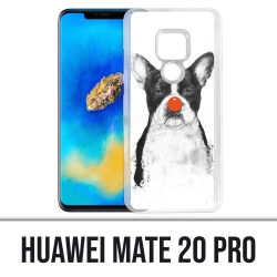 Coque Huawei Mate 20 PRO - Chien Bouledogue Clown