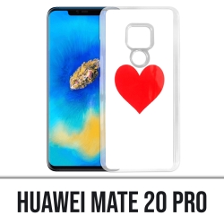Custodia Huawei Mate 20 PRO - Cuore rosso