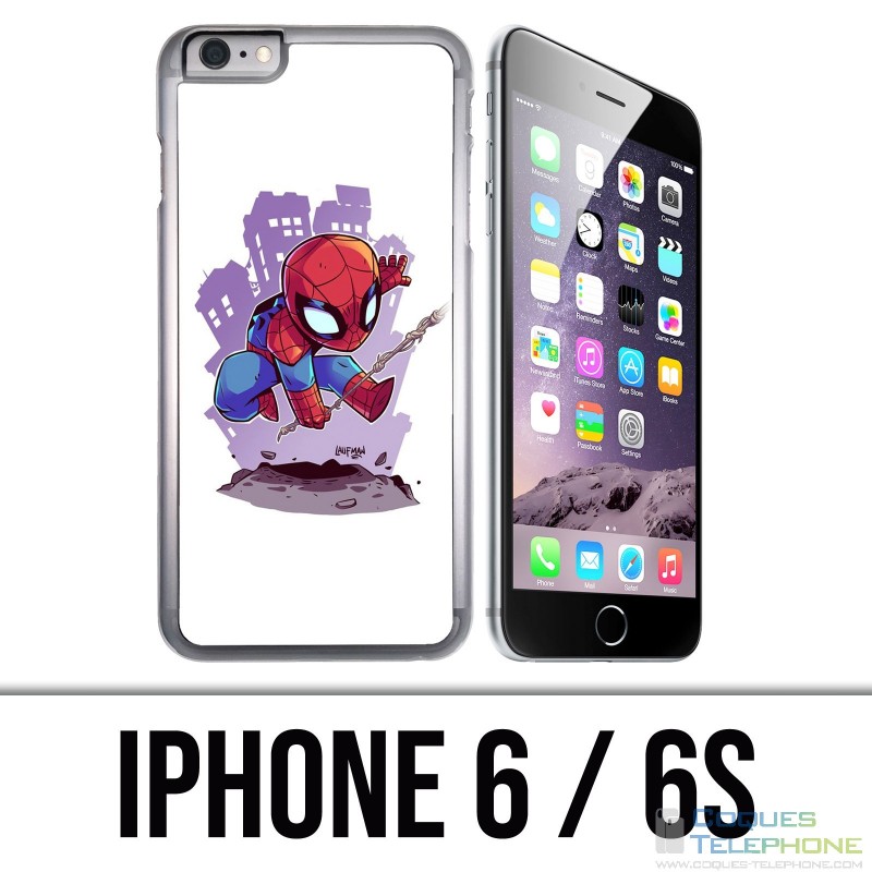 Coque iPhone 6 / 6S - Spiderman Cartoon