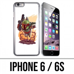 Custodia per iPhone 6 / 6S - Star Wars Boba Fett Cartoon