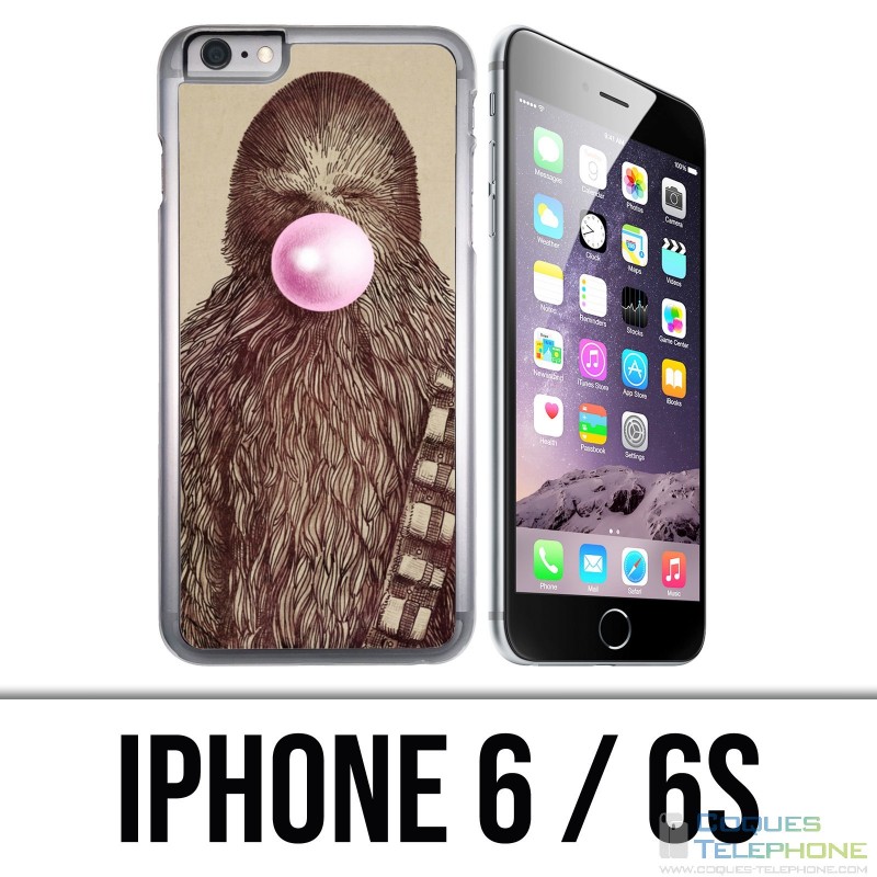 Coque iPhone 6 / 6S - Star Wars Chewbacca Chewing Gum