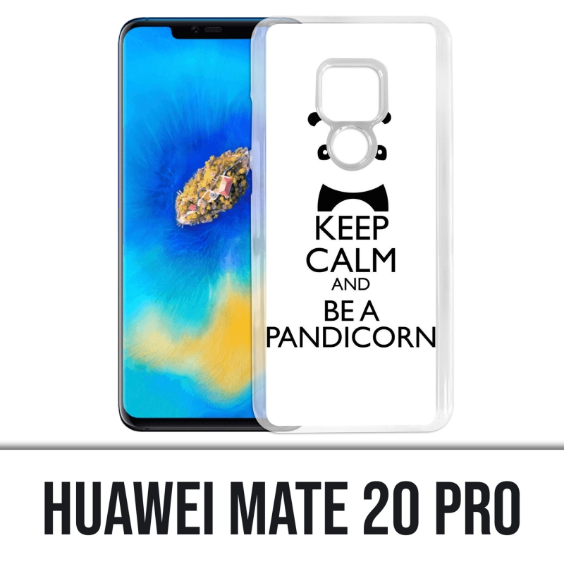 Custodia Huawei Mate 20 PRO - Mantieni la calma Pandicorn Panda Unicorn