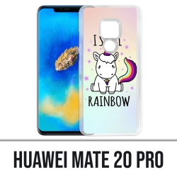 Huawei Mate 20 PRO Case - Einhorn Ich rieche Raimbow