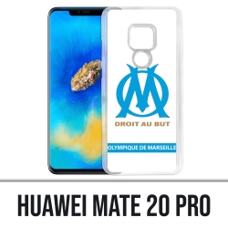 Coque Huawei Mate 20 PRO - Logo Om Marseille Blanc