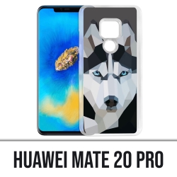 Coque Huawei Mate 20 PRO - Loup Husky Origami
