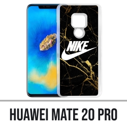 Coque Huawei Mate 20 PRO - Nike Logo Gold Marbre