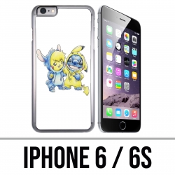 Custodia per iPhone 6 / 6S - Stitch Pikachu Baby