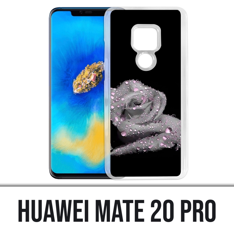 Coque Huawei Mate 20 PRO - Rose Gouttes